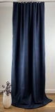 Filzvorhang mit Kräuselband * Soft-FILZ*bis 350cm lang*Türvorhang* dunkelblau